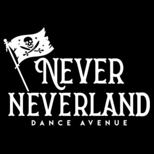 YOUTH PIRATE Never Neverland - Pink or Black T-shirt  Design